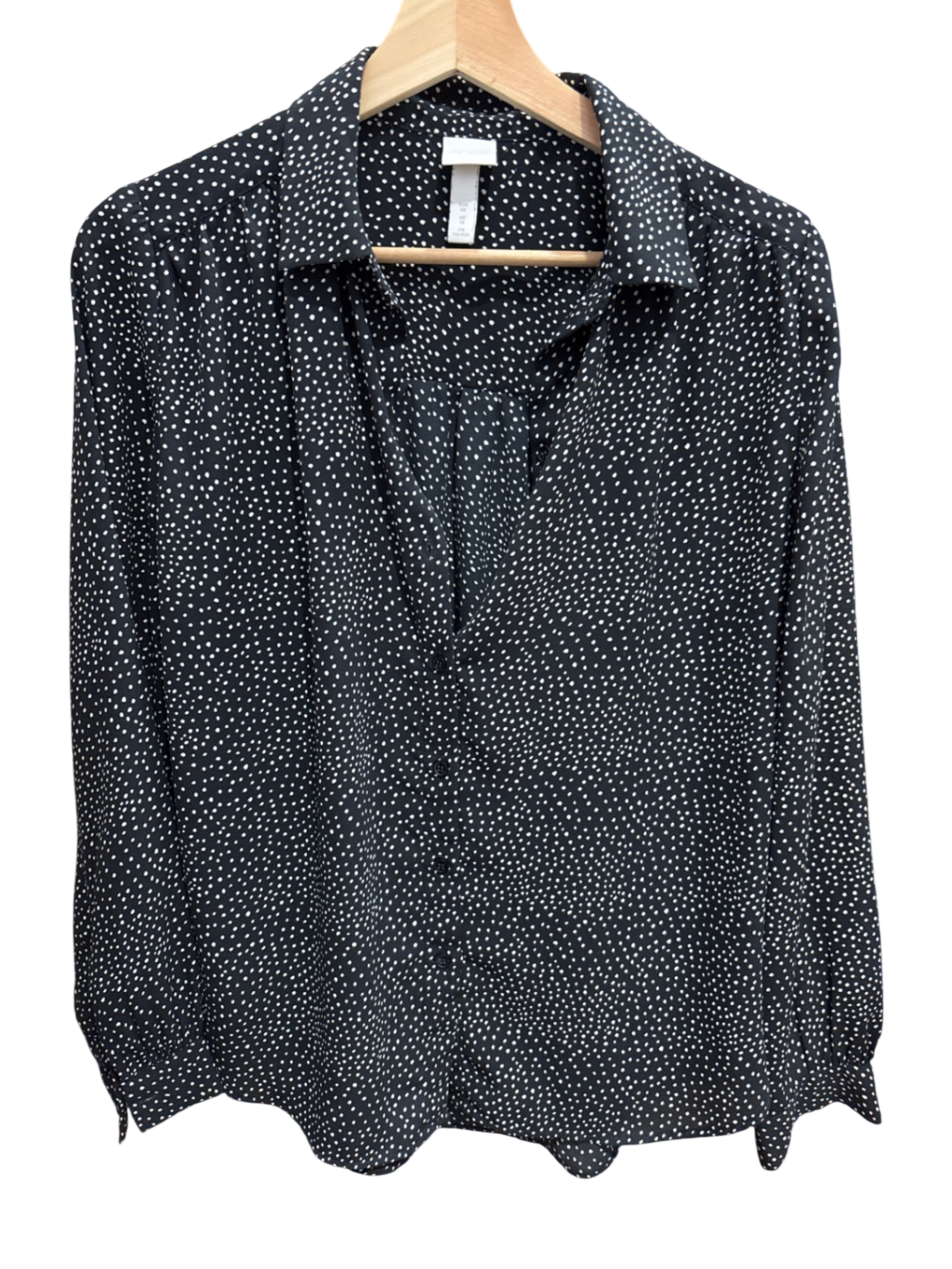 Bluse Schwarz und Weiß Punkte M - H&M
