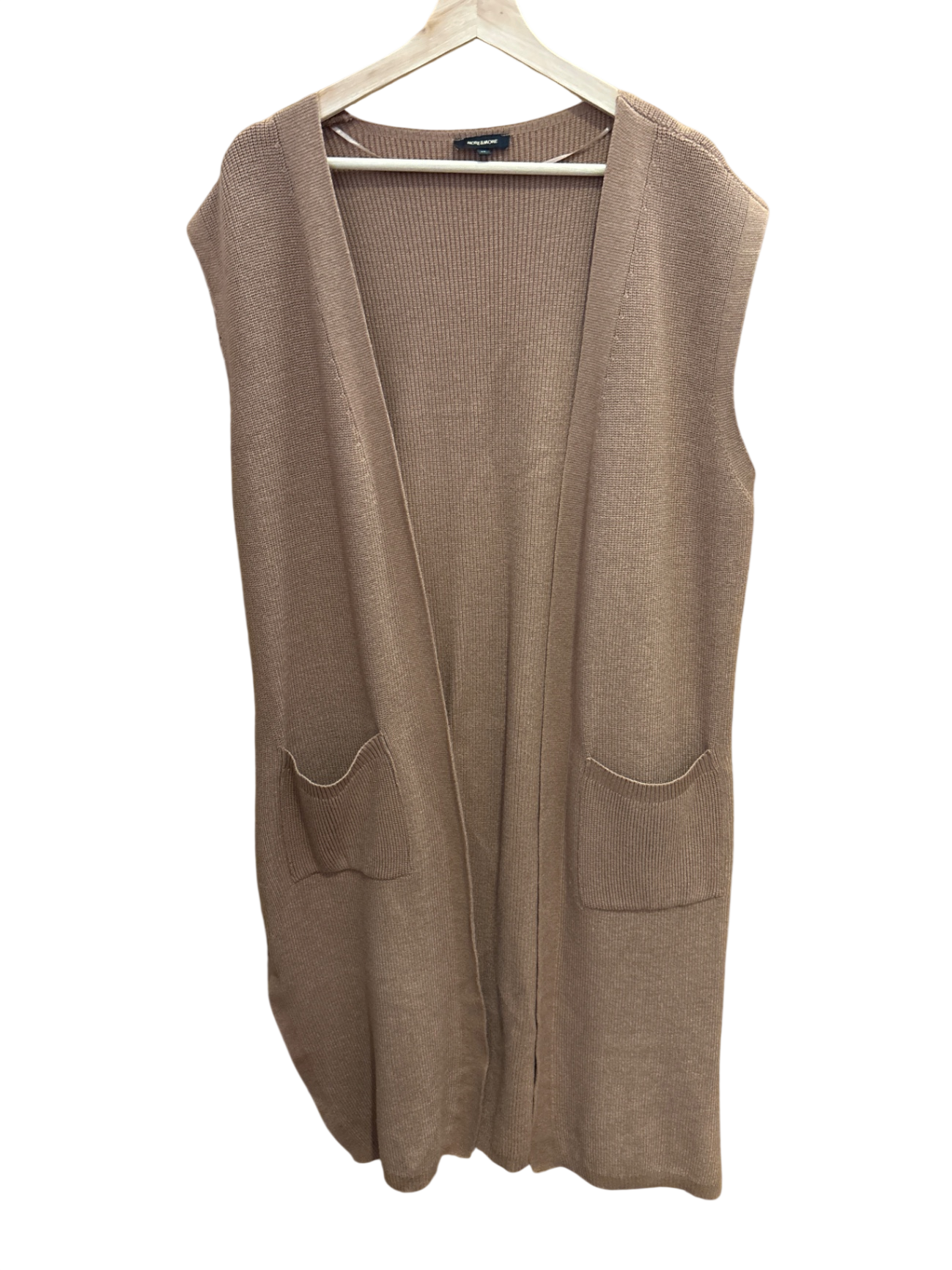 Strickjacke Beige L - MoreMore