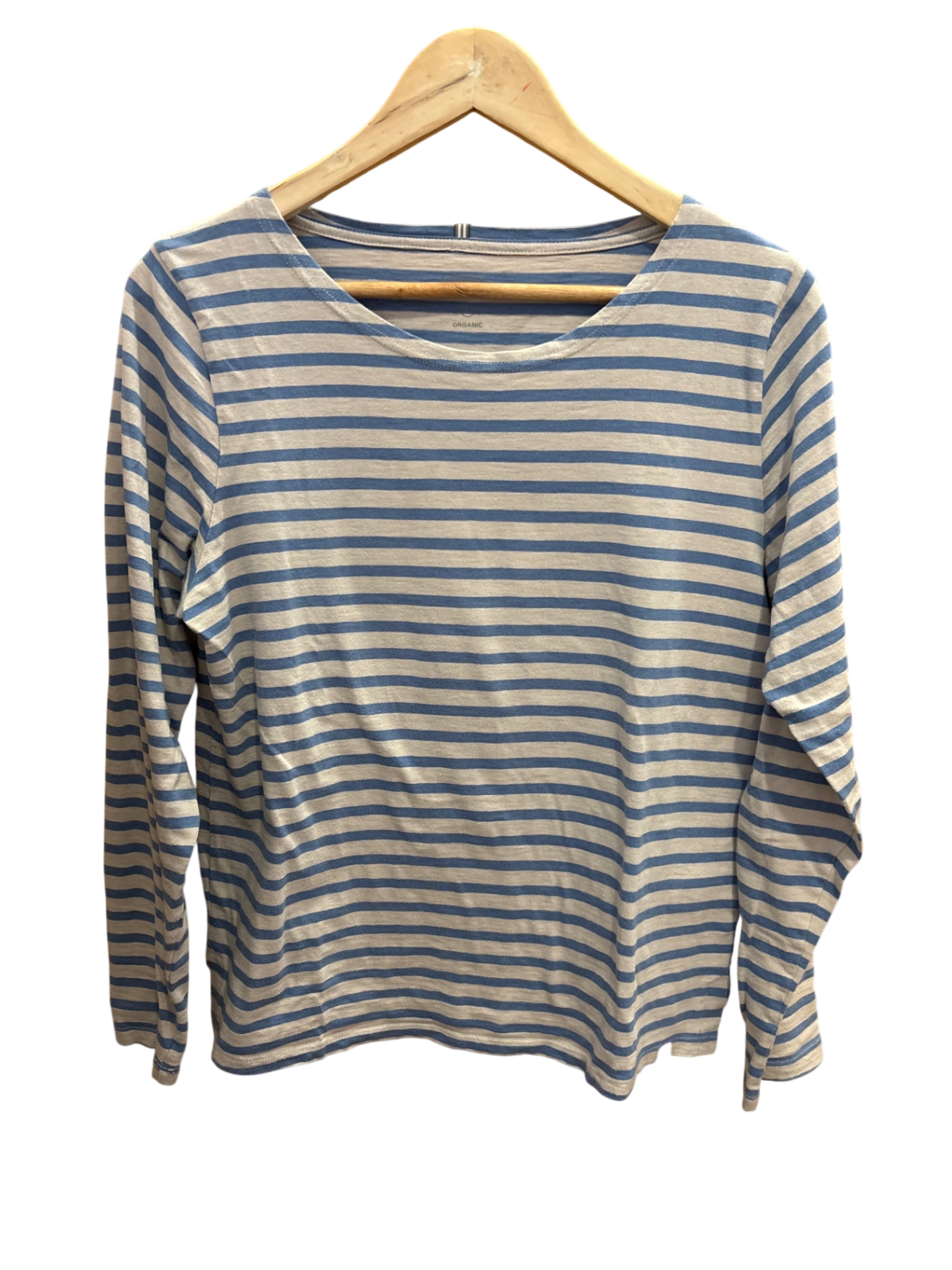Shirt Beige und Blau Streifen L - Unbekannt