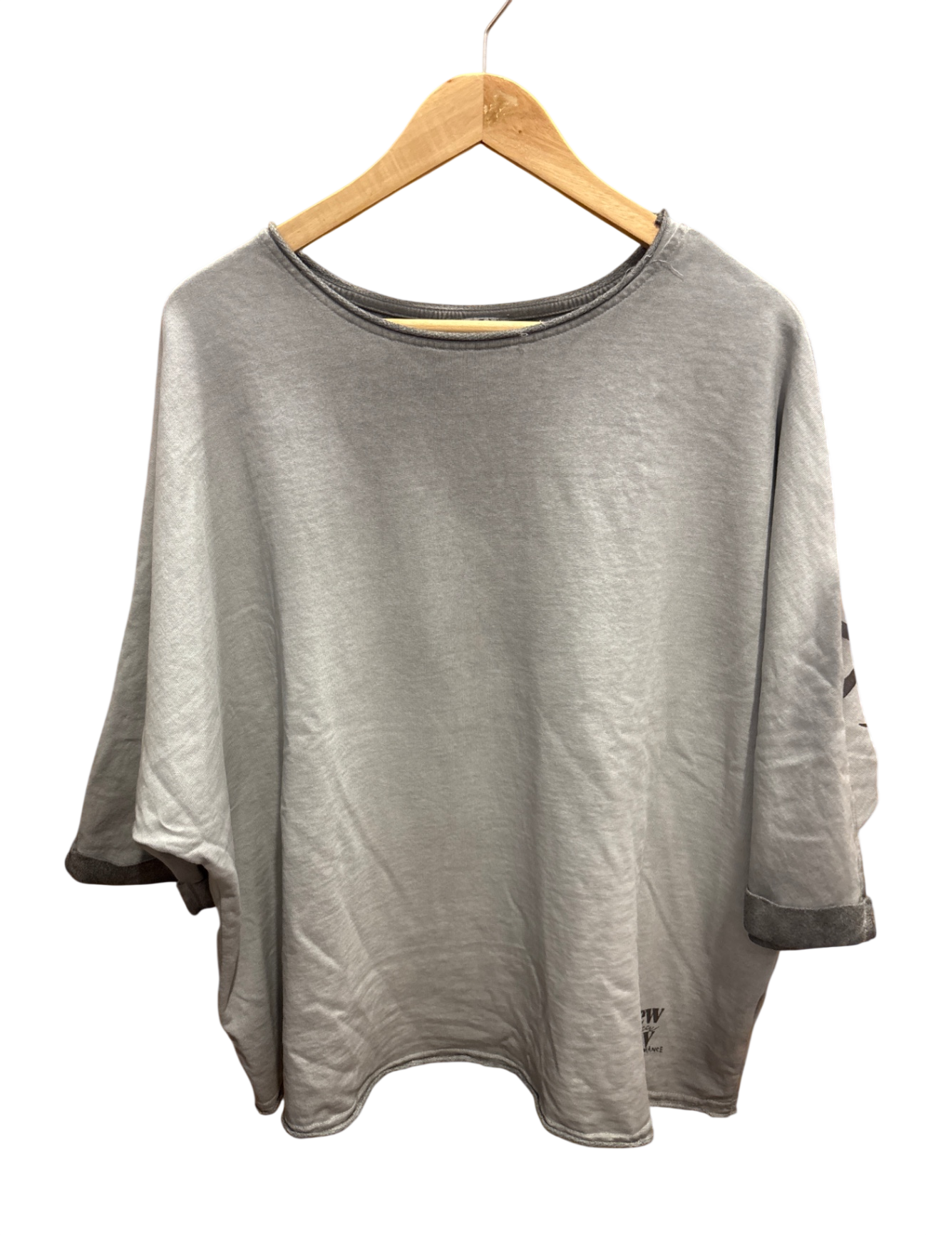 Pulli Grau Mit Print Rücken L - Unbekannt