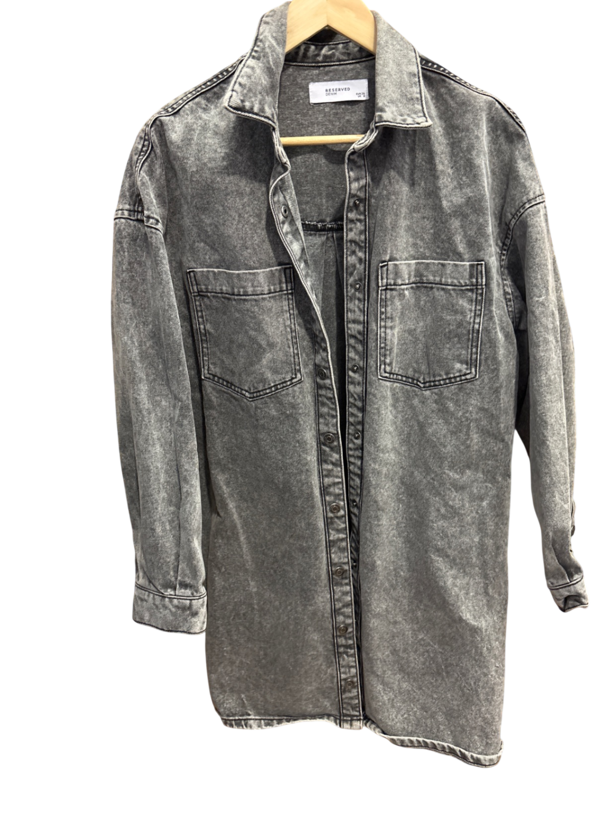 Jeansjacke Grau S - RESERVED