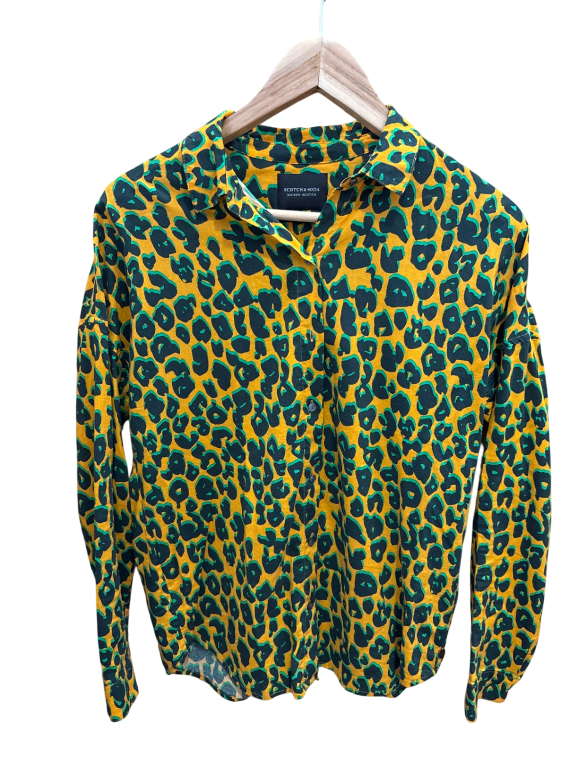 Bluse Gelb, Blau, Schwarz XS - Scotch & Soda