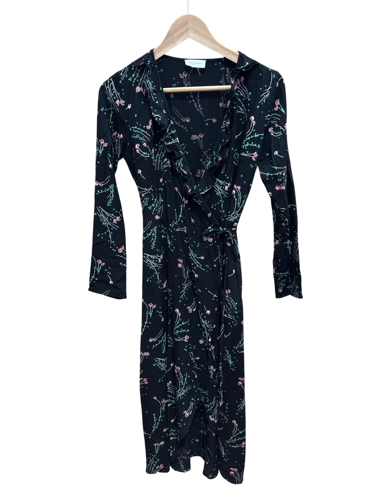 Kleid Schwarz mit Blumenmuster XS - Armedangels