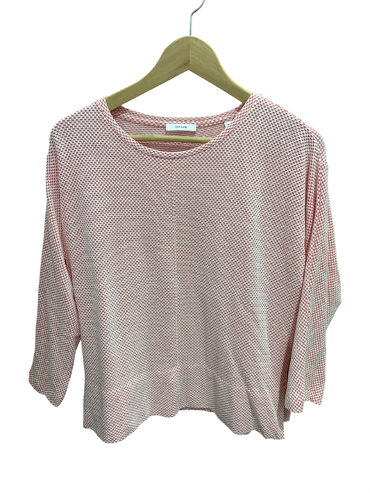 Bluse Rot und Weiß S - OPUS