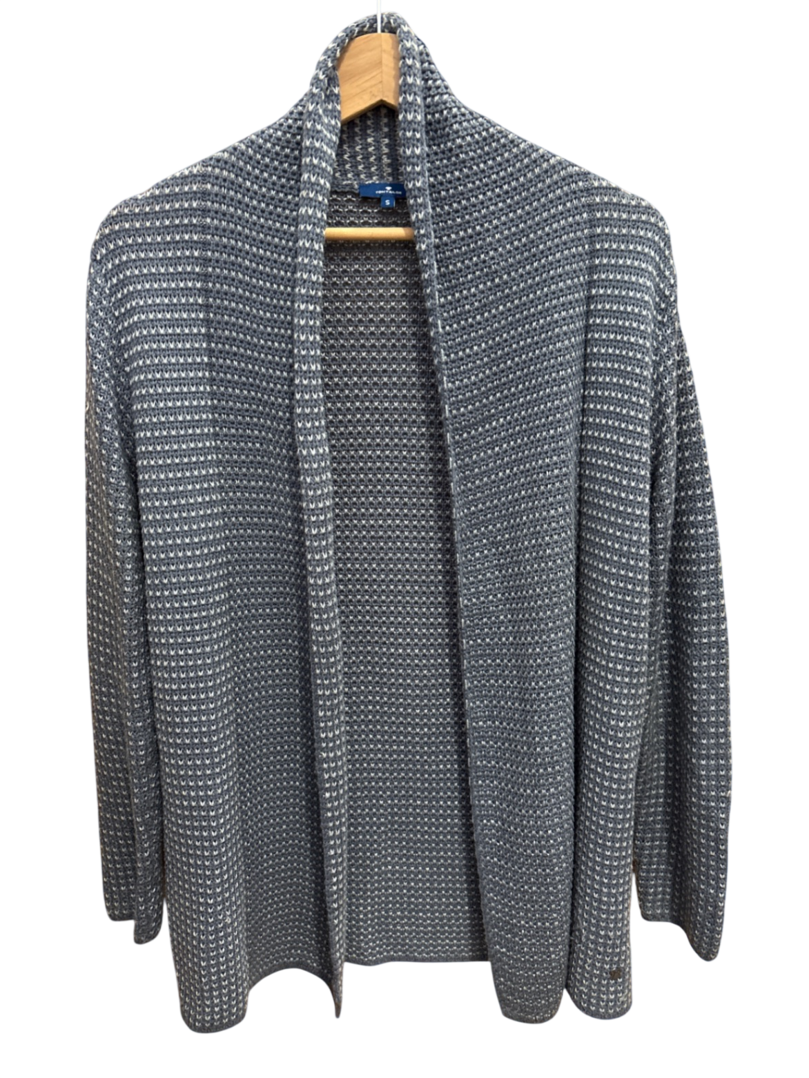 Strickjacke Blau Muster S - TomTailor