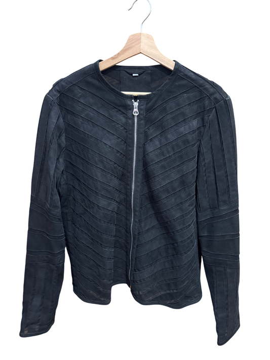 Lederjacke Schwarz M/L - Unbekannt