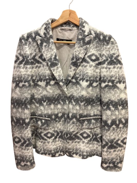 Blazer Grau und Weiß Muster S - Marc Aurel