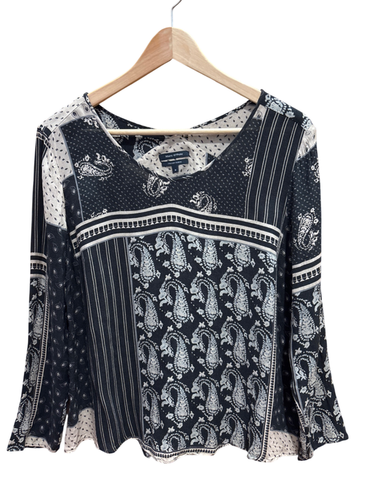 Bluse Beige Muster M - MarcoPolo
