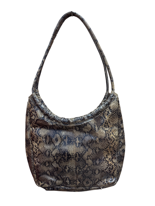 Tasche Braun, Schwarz, Beige Animalmuster -