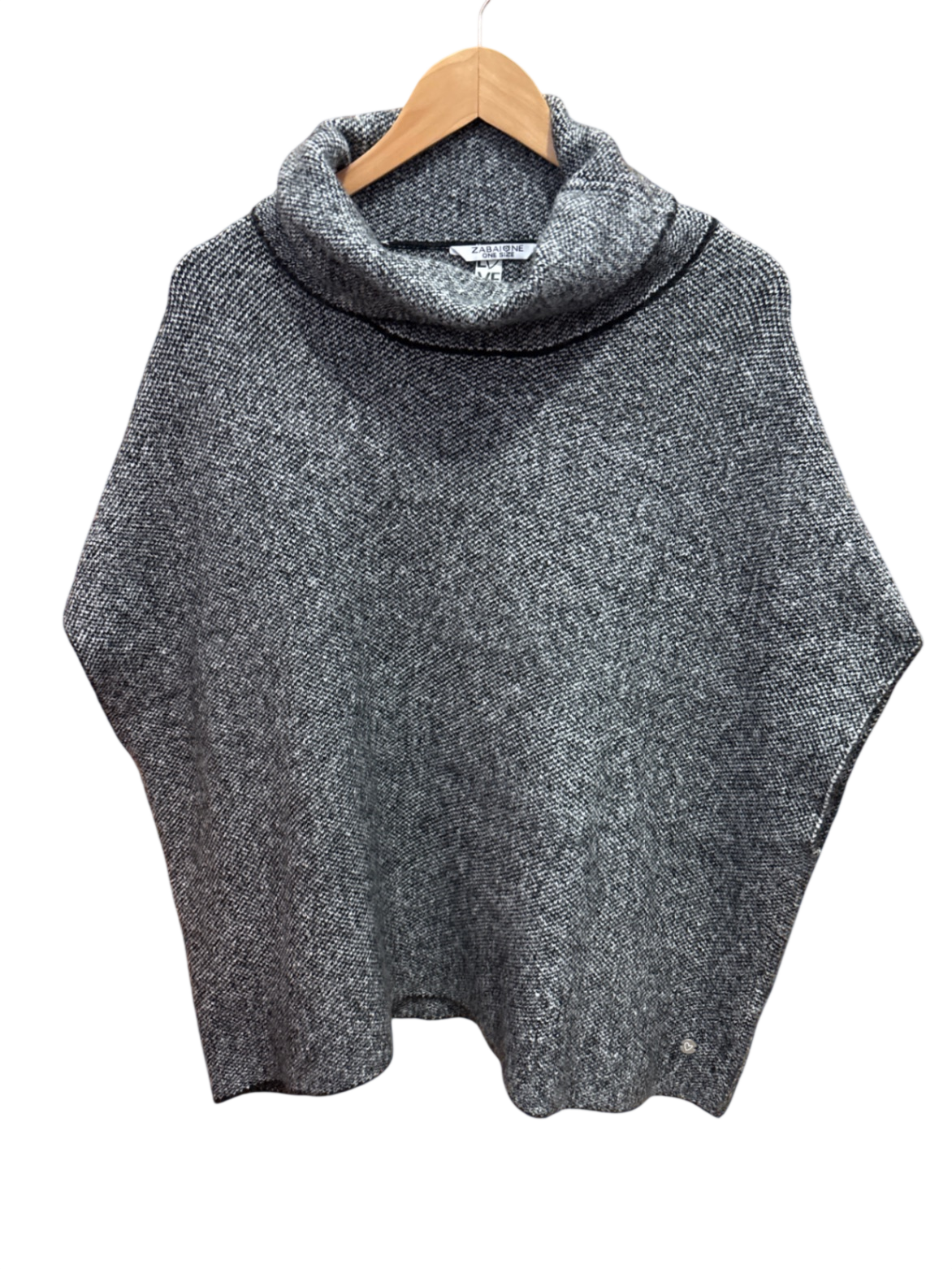 Poncho Pulli Grau Onesize - Unbekannt