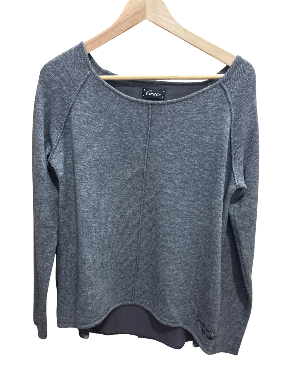 Pulli Grau S - Grace