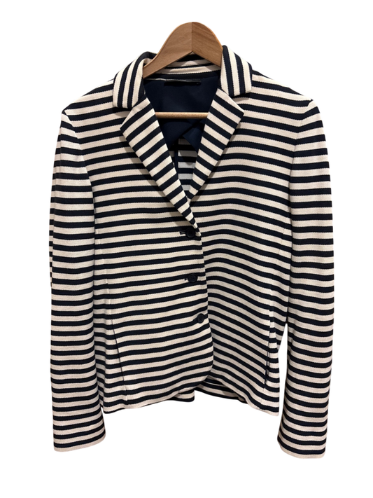 Blazer Dunkelblau und Creme Streifen L - MaxMara