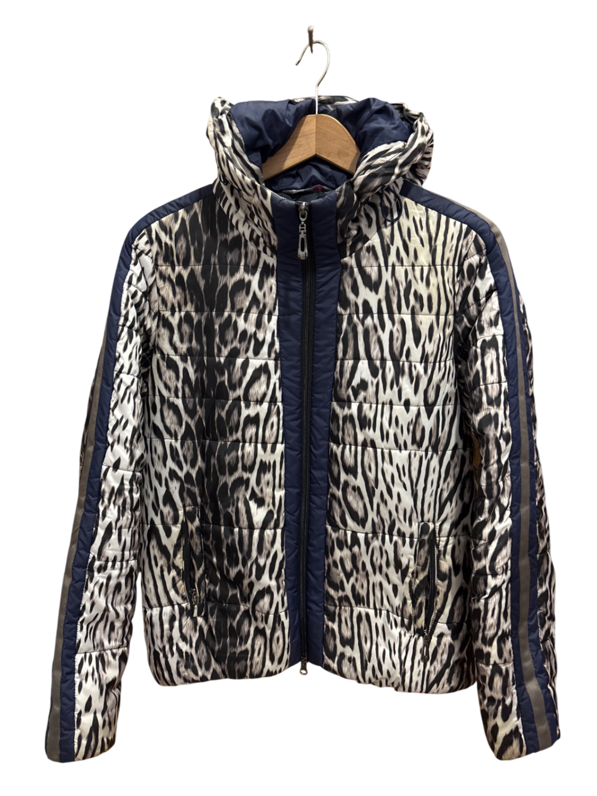 Jacke Schwarz Animal Print S - estelle