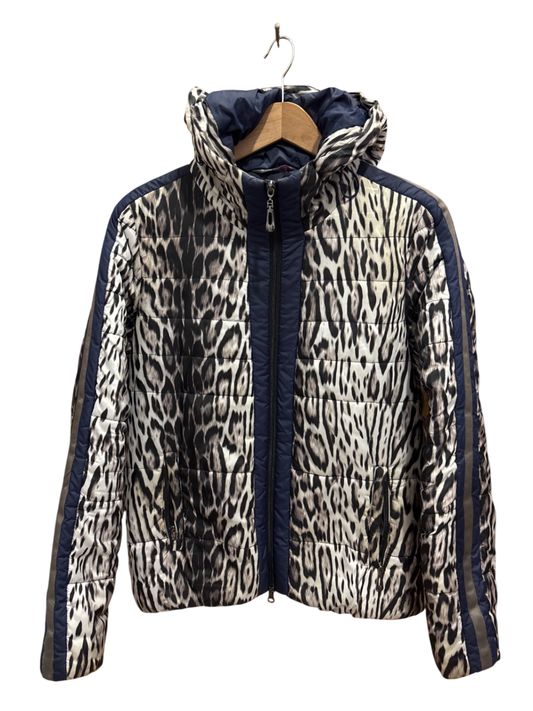 Jacke Schwarz Animal Print S - estelle