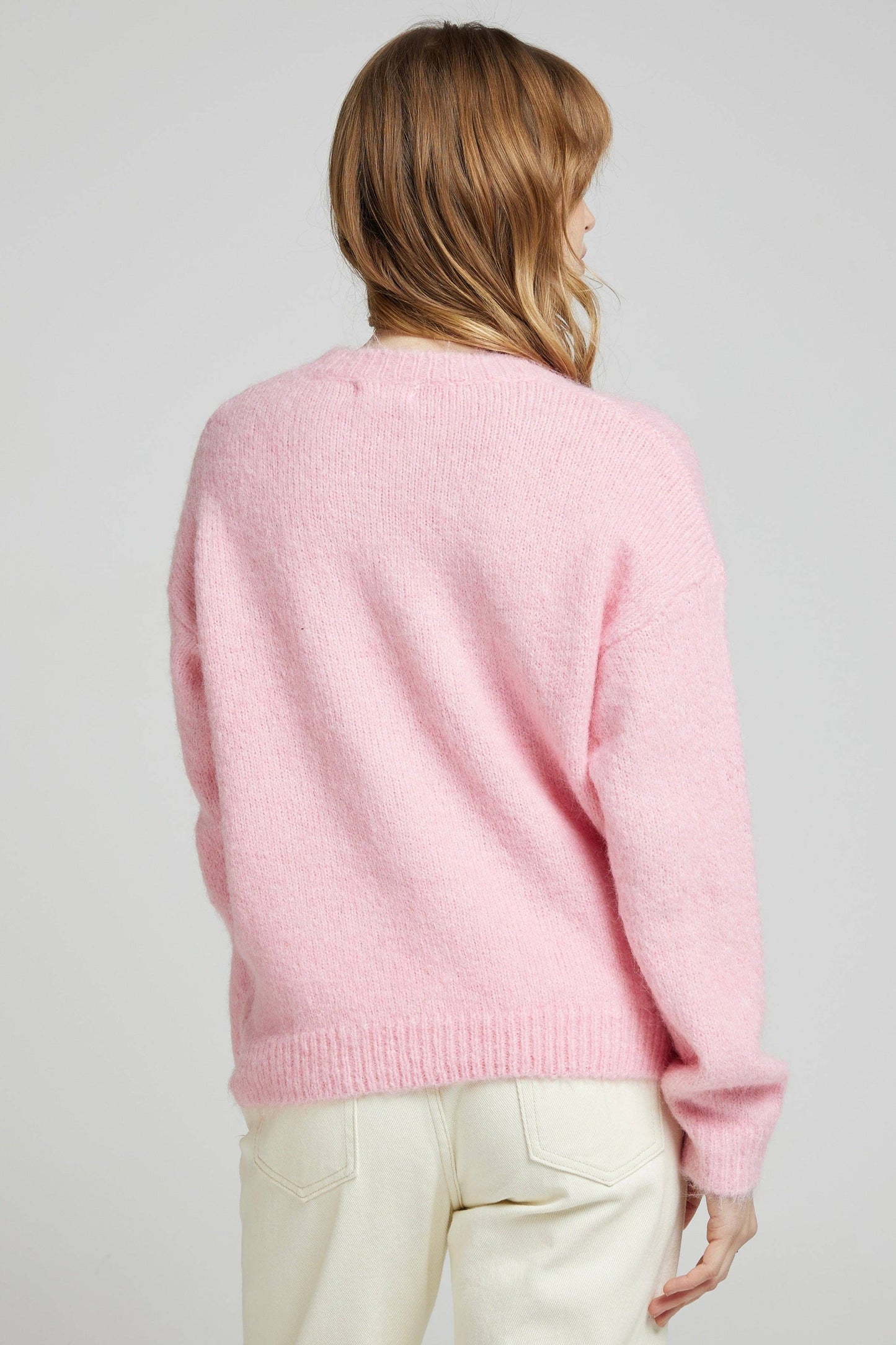 Pulli - Weicher einfarbiger Pullover
