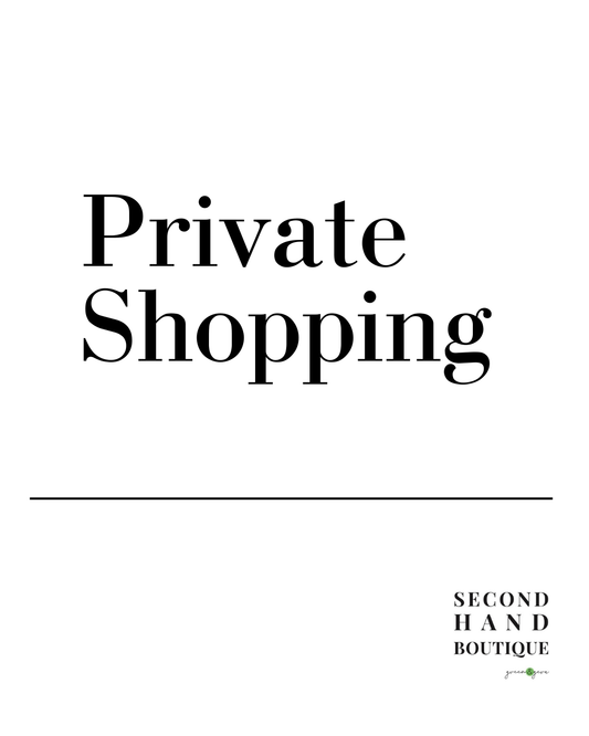 Private Shopping in der Second Hand Boutique