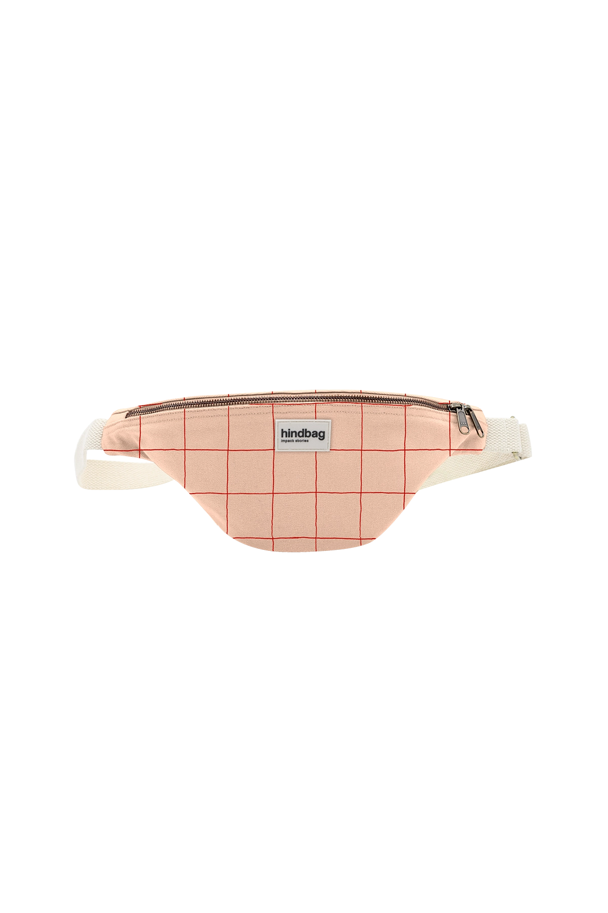 HIND BAG Olivia Gürteltasche Karomuster rosa/rot