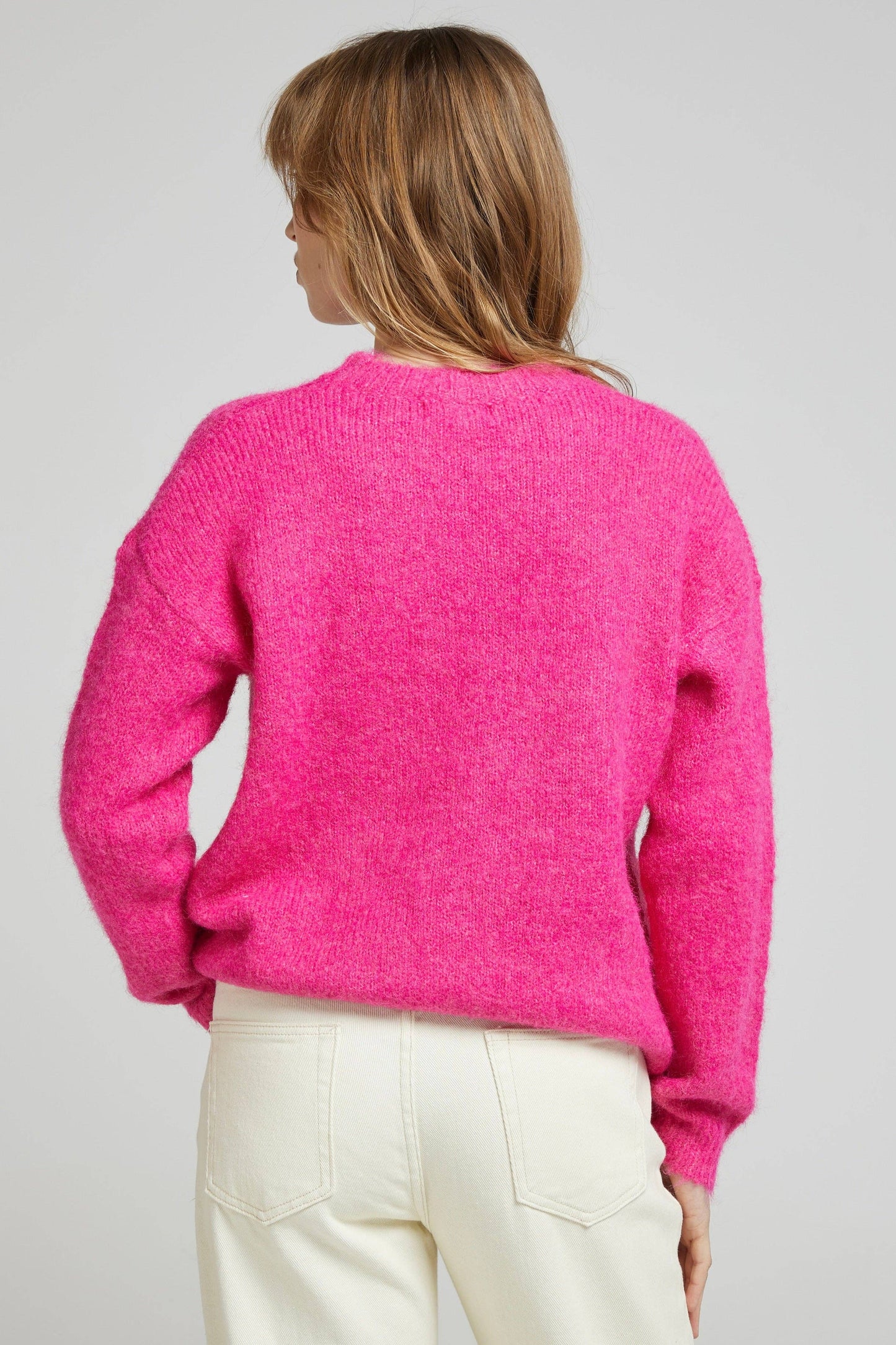 Pulli - Weicher einfarbiger Pullover