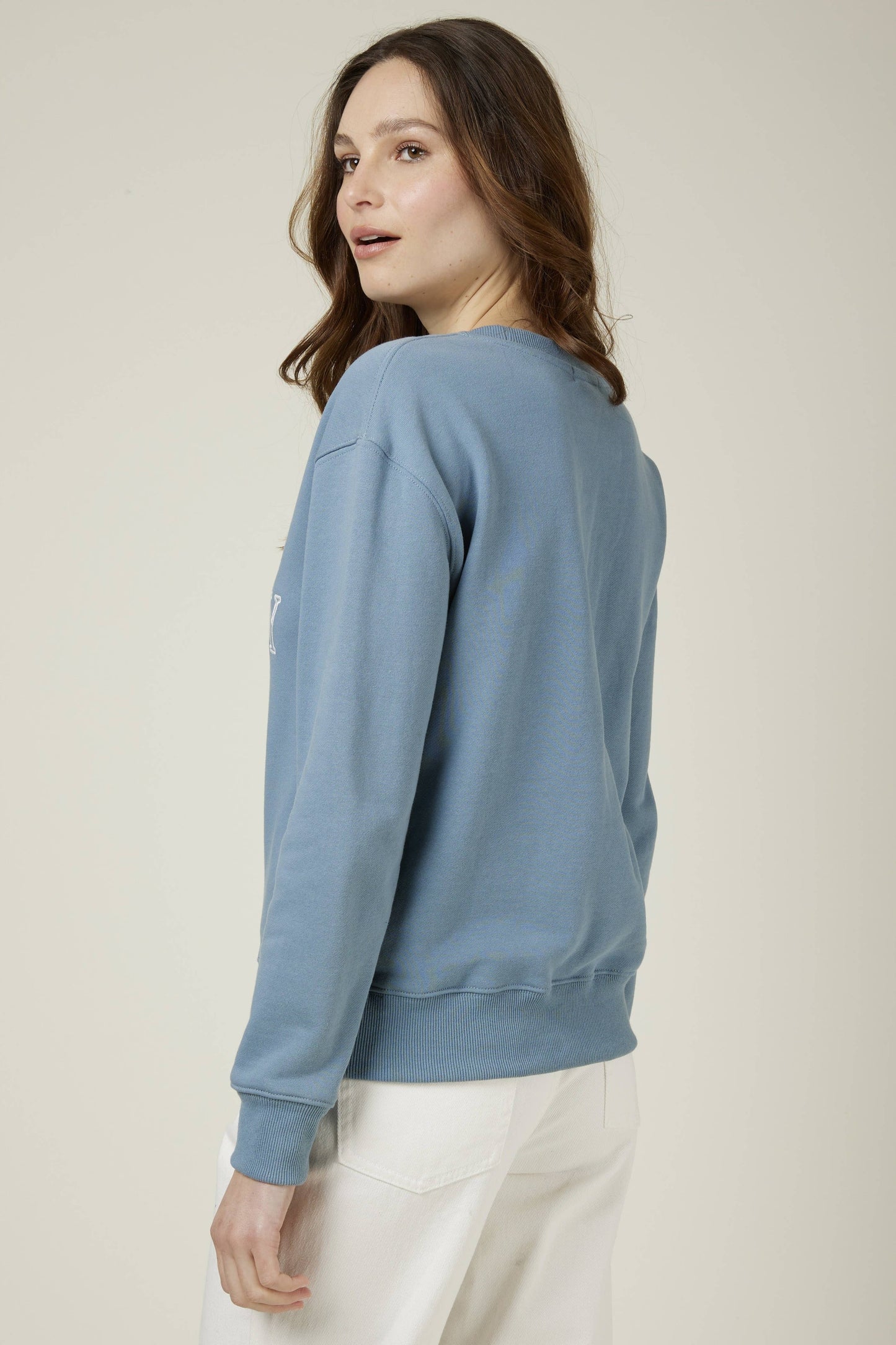 SIDONIE - GOOD ENERGY Sweatshirt aus beflockter Baumwolle