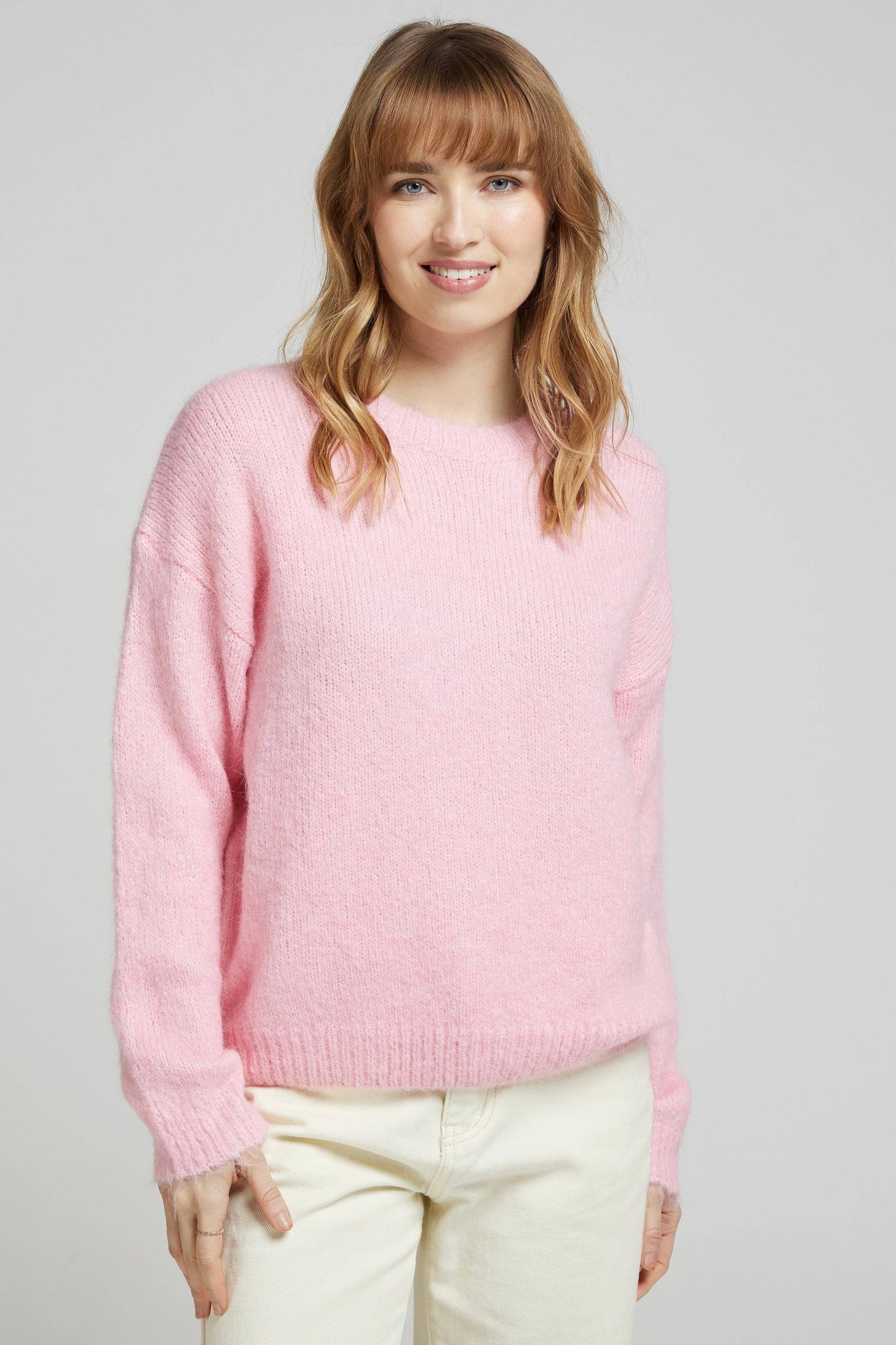 Pulli - Weicher einfarbiger Pullover