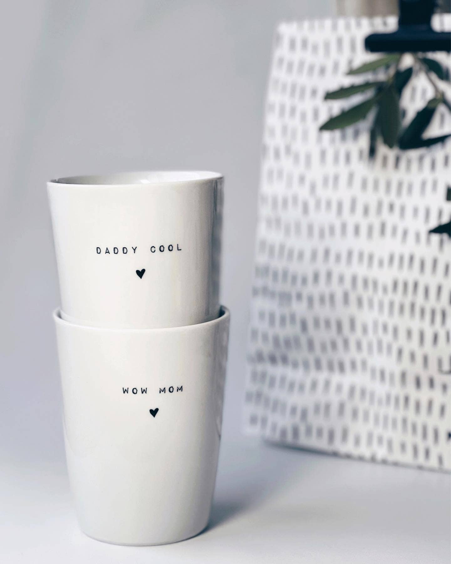 Becher Tasse Daddy Cool I Wow Mom