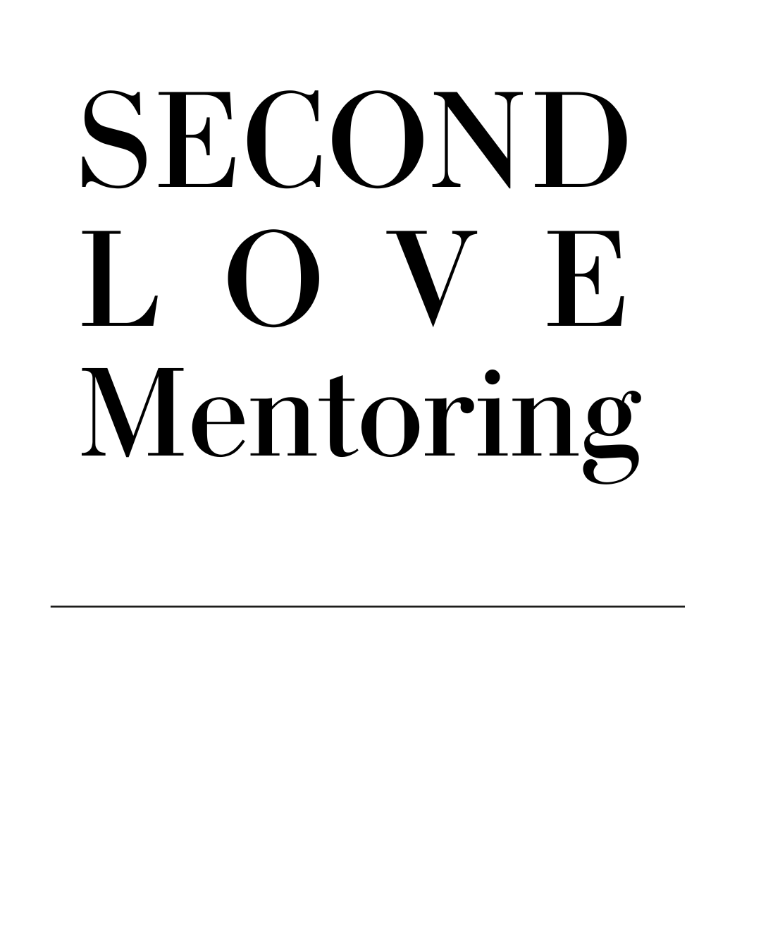 Second Love Mentoring 1:1 Paket