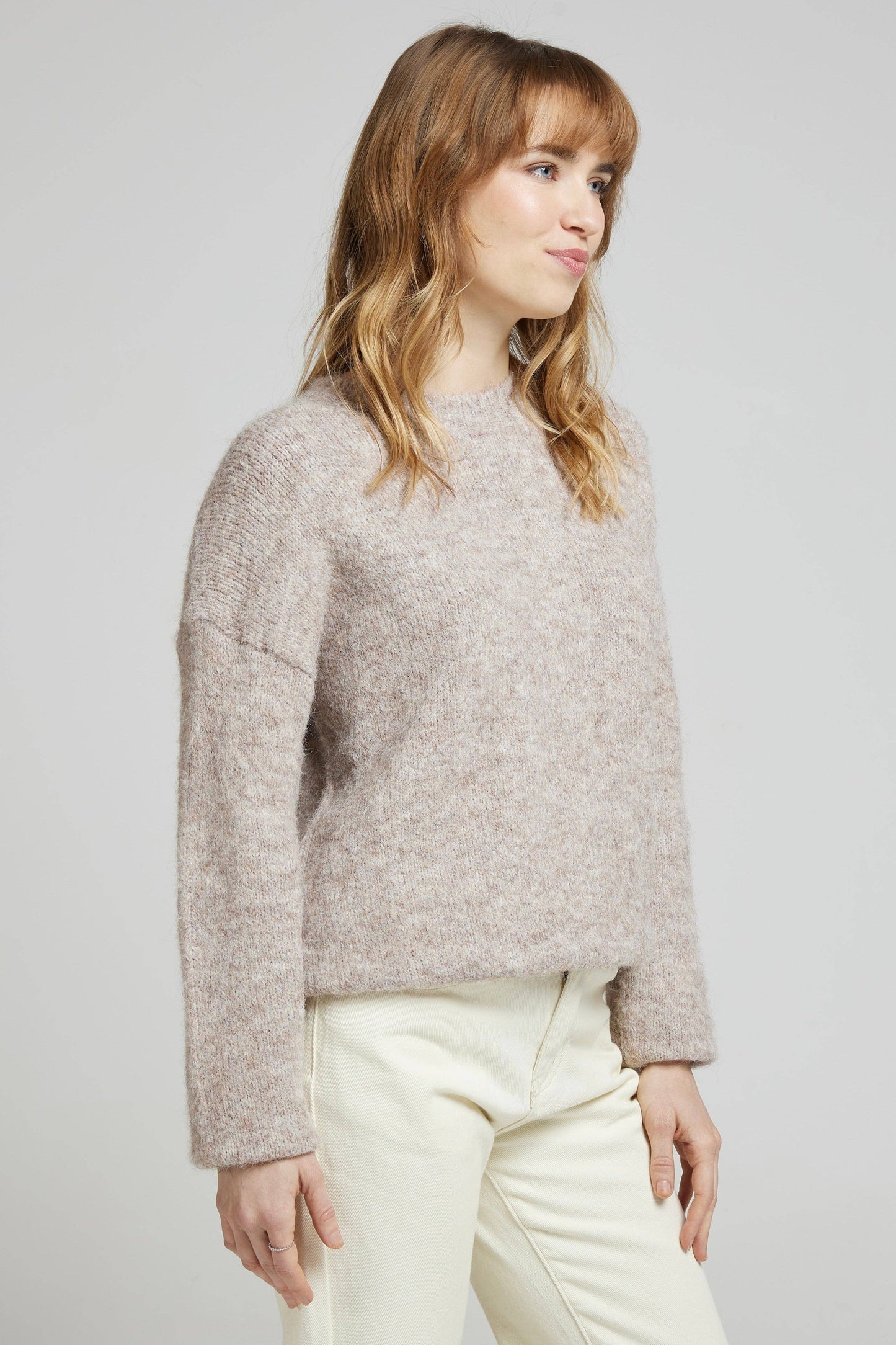 Pulli - Weicher einfarbiger Pullover