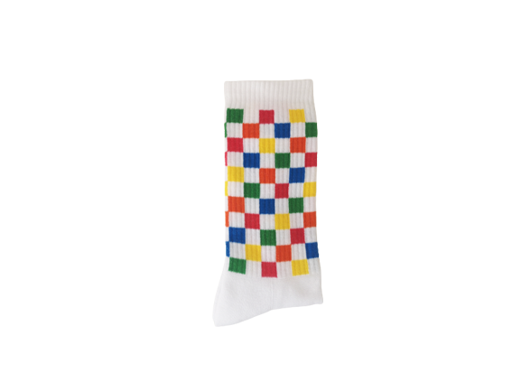 Socken Karo Bunt