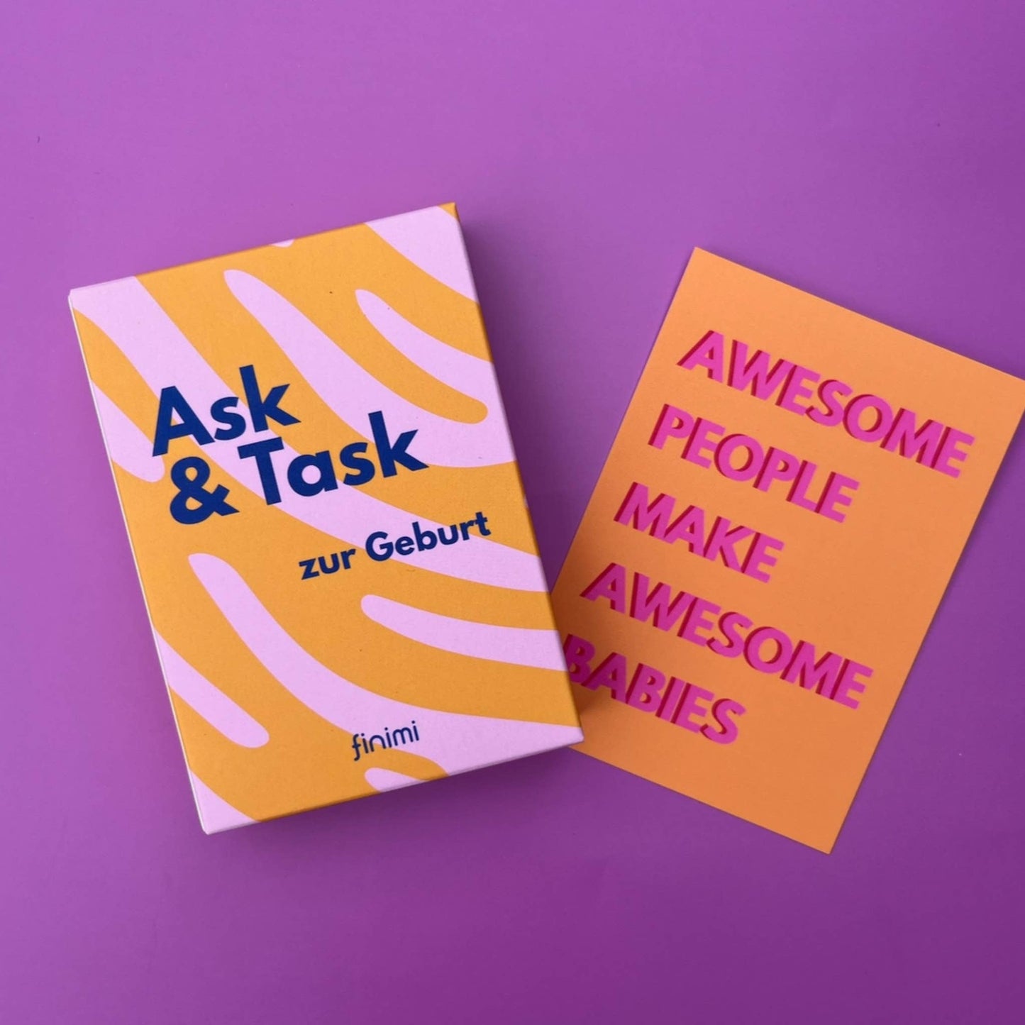 finimi Ask & Task zur Geburt & Eltern