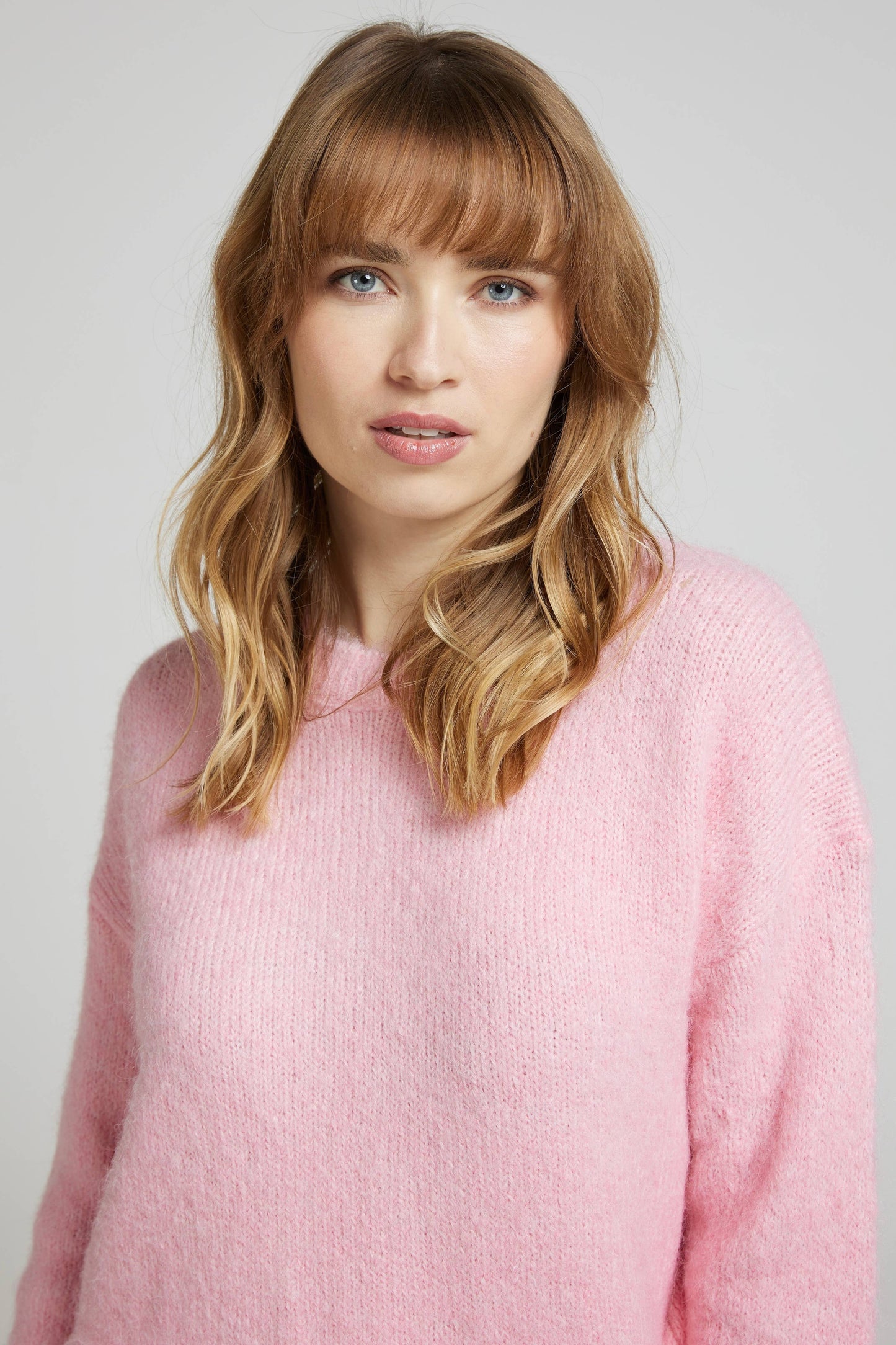 Pulli - Weicher einfarbiger Pullover